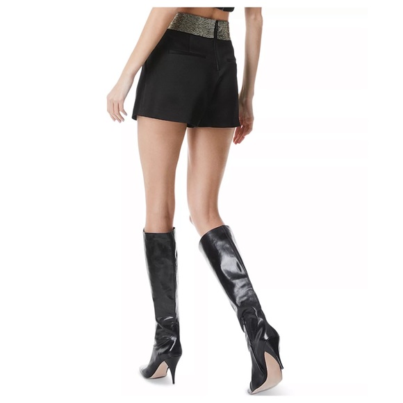 ALICE + OLIVIA Conry Embellished Waist Short - Picture 3 of 12